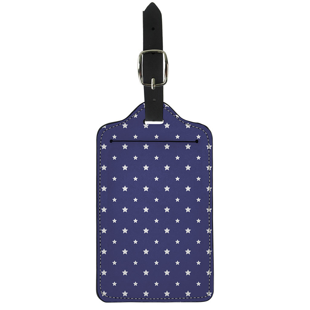 American Little Star Pattern Print Luggage Tag