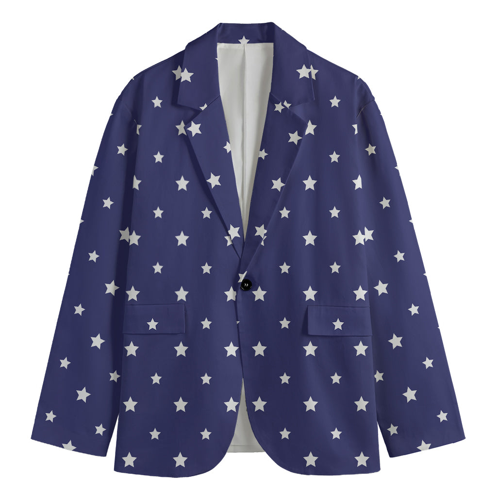 American Little Star Pattern Print Men's Blazer