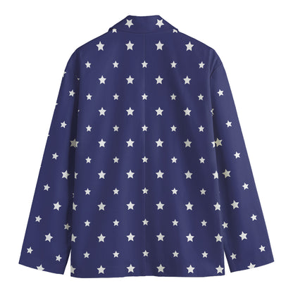 American Little Star Pattern Print Men's Blazer