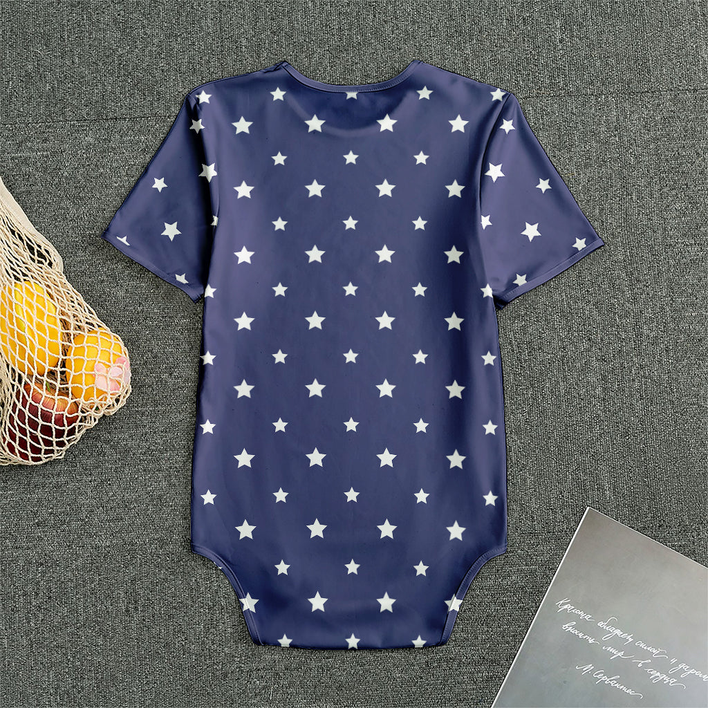 American Little Star Pattern Print Men's Bodysuit