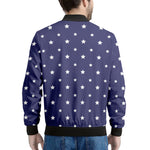 American Little Star Pattern Print Men's Bomber Jacket