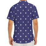 American Little Star Pattern Print Men's Deep V-Neck Shirt