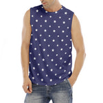 American Little Star Pattern Print Men's Fitness Tank Top