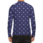 American Little Star Pattern Print Men's Long Sleeve Rash Guard