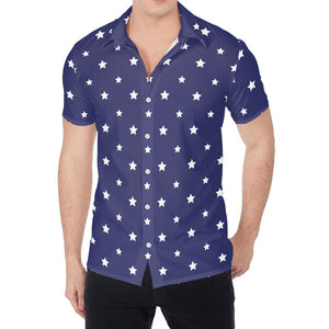 American Little Star Pattern Print Men's Shirt