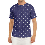 American Little Star Pattern Print Men's Short Sleeve Rash Guard