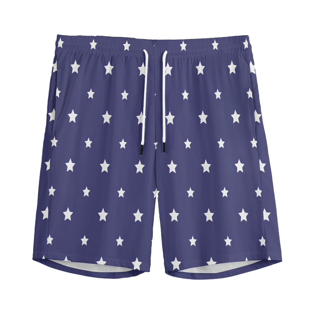 American Little Star Pattern Print Men's Sports Shorts