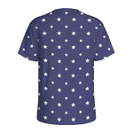 American Little Star Pattern Print Men's Sports T-Shirt