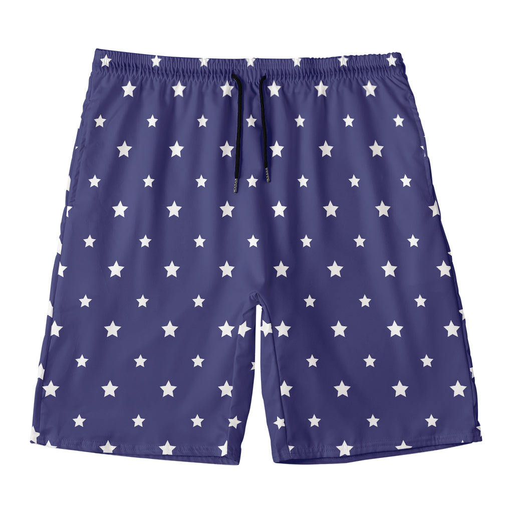 American Little Star Pattern Print Men's Swim Trunks