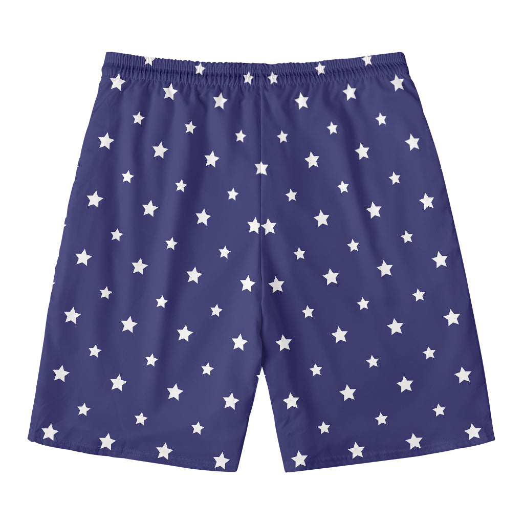 American Little Star Pattern Print Men's Swim Trunks