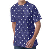 American Little Star Pattern Print Men's Velvet T-Shirt