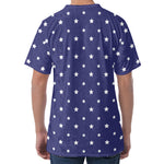 American Little Star Pattern Print Men's Velvet T-Shirt