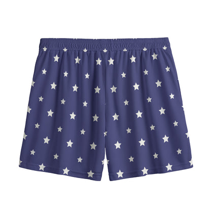 American Little Star Pattern Print Mesh Shorts