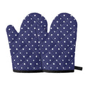American Little Star Pattern Print Oven Mitts