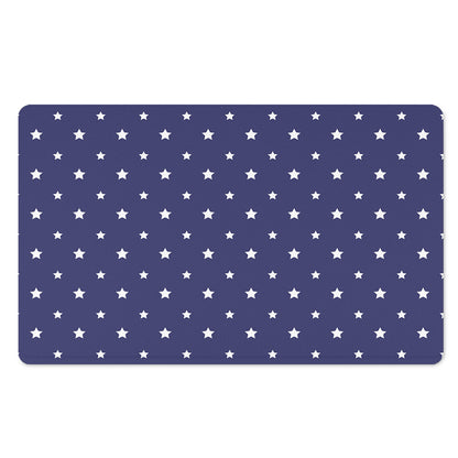 American Little Star Pattern Print Polyester Doormat