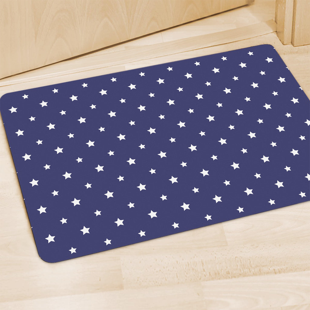 American Little Star Pattern Print Polyester Doormat