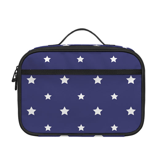 American Little Star Pattern Print Portable Lunch Bag