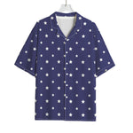 American Little Star Pattern Print Rayon Hawaiian Shirt