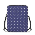 American Little Star Pattern Print Rectangular Crossbody Bag