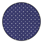 American Little Star Pattern Print Round Floor Mat