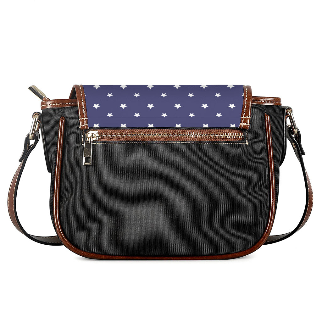 American Little Star Pattern Print Saddle Bag
