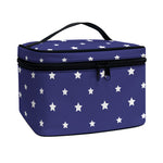 American Little Star Pattern Print Travel Makeup Bag