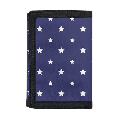 American Little Star Pattern Print Trifold Wallet
