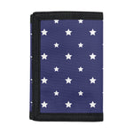 American Little Star Pattern Print Trifold Wallet