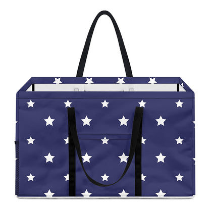 American Little Star Pattern Print Utility Tote Bag