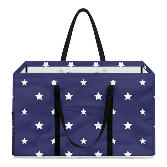 American Little Star Pattern Print Utility Tote Bag