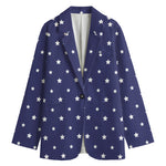 American Little Star Pattern Print Women's Blazer