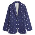 American Little Star Pattern Print Women's Cotton Blazer