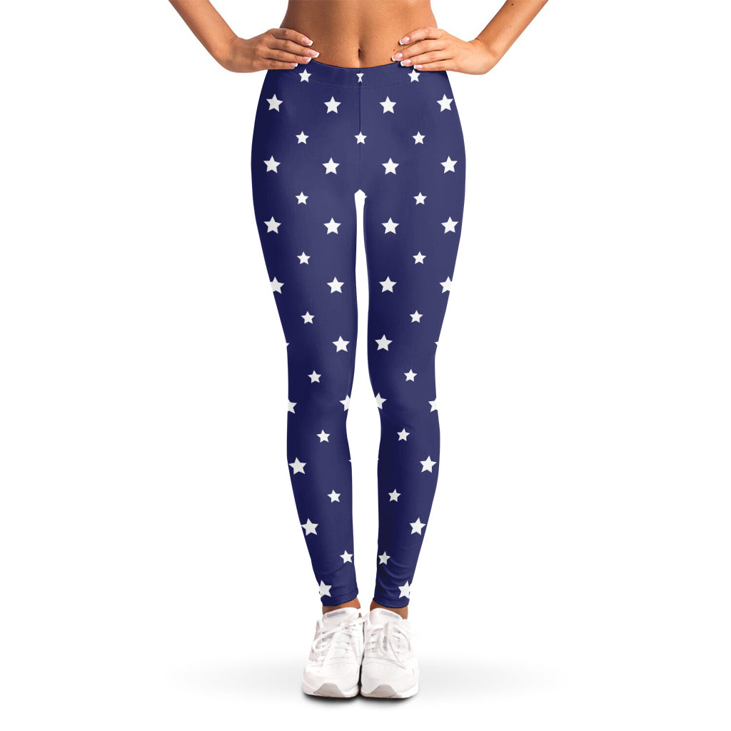 American Little Star Pattern Print Women's Leggings