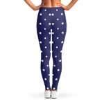 American Little Star Pattern Print Women's Leggings