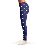American Little Star Pattern Print Women's Leggings