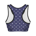 American Little Star Pattern Print Women's Sports Bra