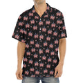 American Marijuana Leaf Pattern Print Aloha Shirt