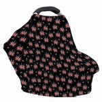 American Marijuana Leaf Pattern Print Baby Seat Cover