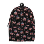 American Marijuana Leaf Pattern Print Backpack