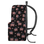 American Marijuana Leaf Pattern Print Backpack