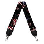 American Marijuana Leaf Pattern Print Bag Strap