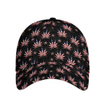 American Marijuana Leaf Pattern Print Baseball Cap