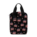 American Marijuana Leaf Pattern Print Bible Tote Bag