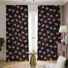 American Marijuana Leaf Pattern Print Blackout Pencil Pleat Curtains