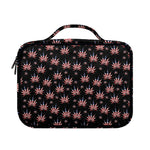 American Marijuana Leaf Pattern Print Briefcase Bible Bag
