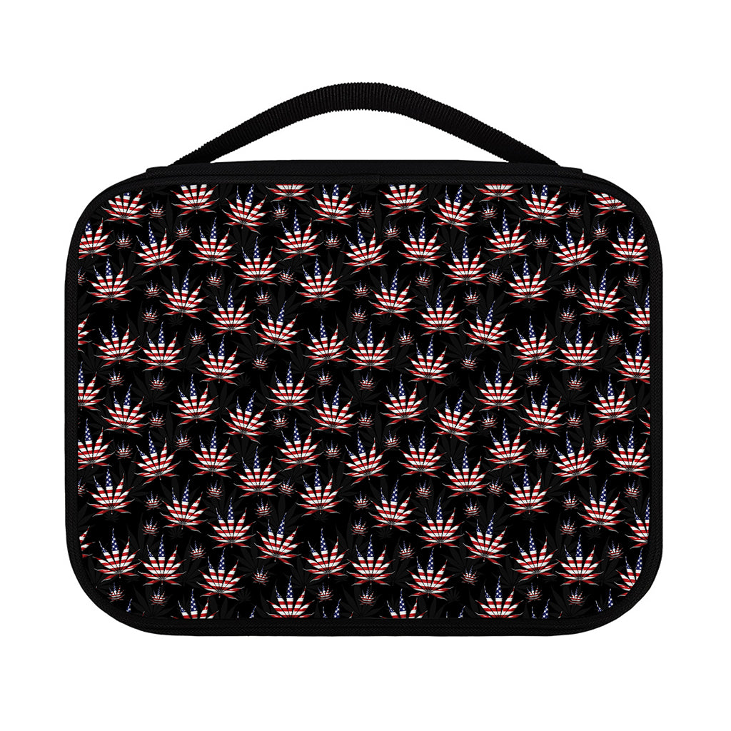American Marijuana Leaf Pattern Print Classic Bible Case