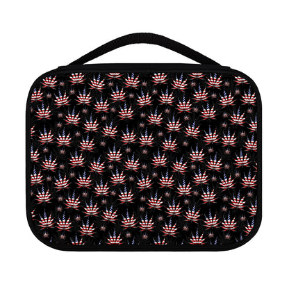 American Marijuana Leaf Pattern Print Classic Bible Case