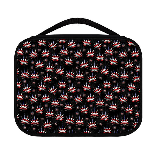 American Marijuana Leaf Pattern Print Classic Bible Case