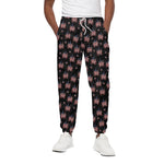American Marijuana Leaf Pattern Print Cotton Pants