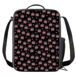 American Marijuana Leaf Pattern Print Crossbody Lunch Bag